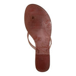 Melissa Jelly Flip Flop Sandals Glitter Seashell Brown Womens Size 6  EXC
