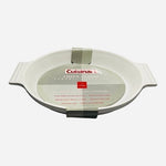 CUISINART Chefs Classic White Oval Ceramic Casserole Dish 14" Stoneware Bakeware