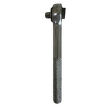 Vintage 1/4" Drive Ratchet Knurled Handle Chrome Professional Socket Tool Good+