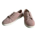 Vionic Sunny Brinley Blush Pink Suede Lace-Up Comfort Shoes Women Size 11 EXC