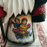 2000 G. DeBrekht Handpainted Santa Caring Gifts Collector Statue Limited Edition