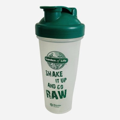 Garden of Life BlenderBottle Classic Shaker Cup Shake It Up Go Raw 9in VG