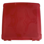 IRIS Retro Red Plastic Flip Top Storage Lunch Box Scrapbook Organizer 14.5 Good+