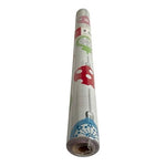 Holiday Wrappings Foiled Gift Wrap Ornaments Design 40 Sq Ft Roll NIP
