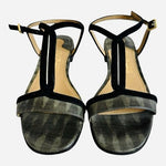 Salvatore Ferragamo Lizard Print Sandals Women’s Size 6M Italian Luxury Shoes