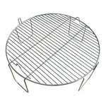 Stainless Steel Round Grill Rack Reversible Grate Cooking Baking 12" Diameter
