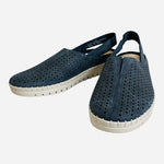 Easy Street SoFresh Navy Blue Comfort Slingback Flats Sneakers Womens Sz 6.5M