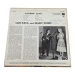 Lovers' Luau Les Paul and Mary Ford Vinyl LP Columbia Hawaiian G+