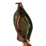 Dooney & Bourke Florentine Leather Shoulder Hobo Bag Tan Brown VG