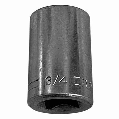 Vintage Craftsman 3/4" Shallow Socket 12-Point SAE Standard Drive USA Made