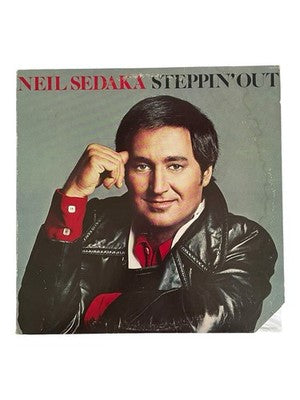 Neil Sedaka Steppin Out LP Vinyl Record Rocket Record 1976 VG Classic Pop