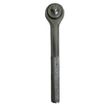 Vintage 1/4" Drive Ratchet Knurled Handle Chrome Professional Socket Tool Good+