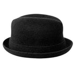 Kangol Heritage Black Wool trilby Bucket Hat Size large Very Good Condition