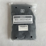 Mayi Mens Boxer Briefs Black Size L Cotton Blend Pack of 5 NIP 95% Viscose 5%