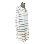 Lilla P Split Neck Knee Length Dress Raglan Sleeve Textured Size M NWT