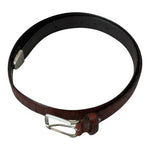 Peruzzi Florence Italy Cognac Brown Genuine Leather Basket Weave Belt 95/110 New