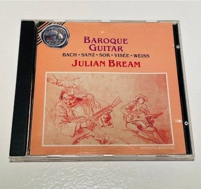 CD Julian Bream, Johann Sebastian Bach, Gaspar Sanz Fernando Sor- Baroque Guitar