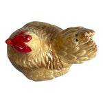 Westland Hand Painted Ceramic Chicken Salt/Pepper Shaker Farmhouse 3.25" VG