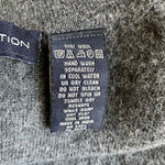 FRENCH CONNECTION Womens Sweater M Grey Wool Zip Front Long Sleeve Cardigan VG