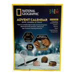 NEW National Geographic Rock Mineral Fossil Advent Calendar 24-Day Dig Kit