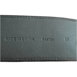 Banana Republic Brown Woven Genuine Leather Belt Size M 2.25" Very Good