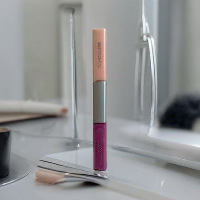 RARE GAP Lip Gloss Duo Lip Color Naughty Coquin / Nice Agréable New Display