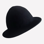 Vintage Lids 100% Wool Felt Bucket Hat Black Tall Crown One Size Unisex EXC