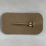 Vintage Gold Toned Personalized Monogrammed Tie Clip Tie Bar with Initials RS