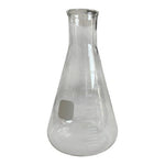 Pyrex 1000mL Erlenmeyer Flask No 4980 Stopper No 9 USA Lab Glass EXC