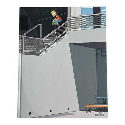 The Skate Book by Lance Mountain Bart Simpson Coffee Table 2008 Skateboard VG