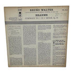 Brahms Symphony No. 1 Bruno Walter Philharmonic NY 1957 Mono LP ML 5124 VG+/VG