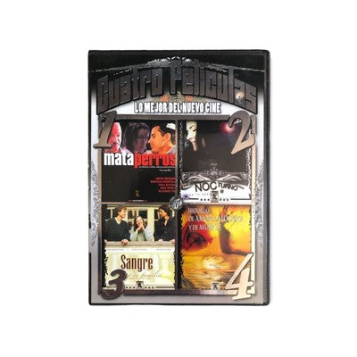 4 Cuatro Peliculas Lo Mejor Del Nuevo Cine DVD Very Good Spanish Film Collection
