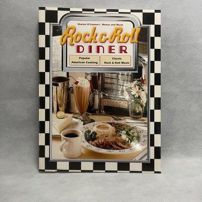 Rock & Roll Diner Popular American Cooking Classic Rock Music Cookbook 245 Pages