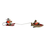 Hallmark Keepsake 1995 Santa Mrs Claus Water Skiing North Star 95 Ornament VG
