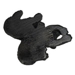 Dog Mate Labradors in Love Ceramic Figurine 4" Black Puppy Couple Sculpture Dog