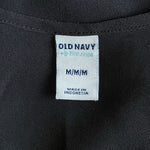 Old Navy Womens Size M Black Camisole Cami Top V Neck Adjustable Straps EXC