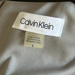 Calvin Klein Sequined Ombre Maxi Dress Silver Purple V-Neck Ball Gown Size 8