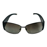 Versace Black Rhinestone Logo Sunglasses Bling Rare Designer Glasses Shades +Box