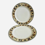 Sakura Majesticware Country Gathering Dinner Plates Set of 2 Leslie Beck 10.75"