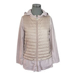 Fly Lightweight Puffer Jacket Women's Dusty Rose Quilted Insulated Zip Up Hooded