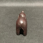 Hand Carved Stone Elephant Figurines Pair Natural Rock Sculpture Set Duo VG