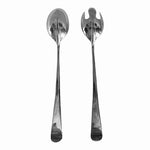 Vintage Silverplate Salad Serving Set Spoon Fork 2pc Mid Century NWOT