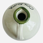 Colavita Ceramic 6" Olive Print Oil Dispenser Artisan Bottle Excellent Condition