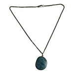Roost Gold Tone Turquoise Caged Pendant Necklace Boho 20" Vintage
