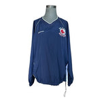 Augusta Sportswear Boston Red Sox Cameron Navy V Neck Pullover Windbreaker L G+