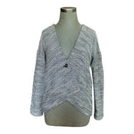 Uniqlo Women’s Gray Striped Blazer Jacket Button Front Long Sleeve Jacket XS