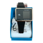 FREESTYLE The Tetra Black Rubber Band Rectangular Digital Unisex Wristwatch NIB