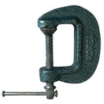 Vintage Blue 2" C-Clamp Woodworking Tool Made in Korea Crackle Finish Good Plus