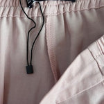 ZARA Pink Pleated Drawstring Pull-On Pants Women’s Size M NWOT Lightweight