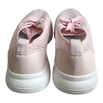 Womens Pink Mesh Orthopedic Comfort Walking Tennis Shoes Lace Up Soft Sole Sz 9
